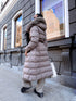 Long coat "CLIMATE ZONE" FC7529 - cappuccino